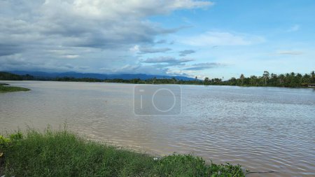 Photo for Pinrang Indonesia, 05 Jul 2023: Fort Dam, one of the dams that has historical value, was built during the Dutch colonial period in Indonesia, Pinrang Regency, South Sulawesi - Indonesia - Royalty Free Image
