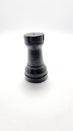 Photo for Plastic rook chess pieces, rook chess pieces closeup, chess game, palace defense, high ranking officer in chess game, Asia Indonesia - Royalty Free Image