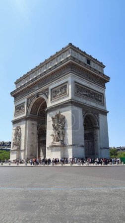 Téléchargez les photos : Photo arche de triomphe, Arc de Triomphe paris France europe - en image libre de droit