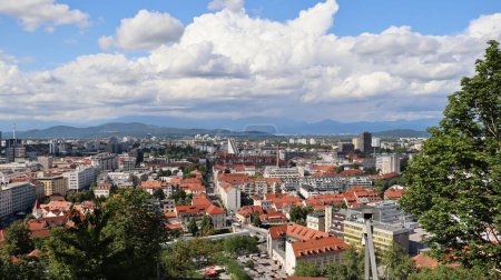 Téléchargez les photos : Drone photo Ljubljana Slovénie europe - en image libre de droit