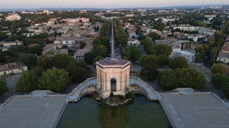 Téléchargez les photos : Drone photo Aqueduc Saint-Clément, Aqueduc Saint-Clément Montpellier france europe - en image libre de droit