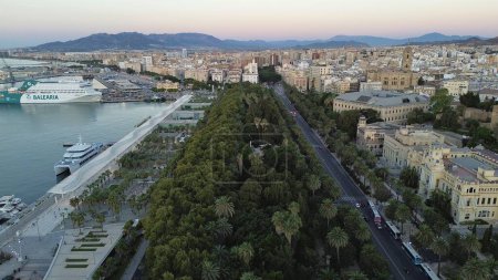 Foto de Drone foto Málaga España Europa - Imagen libre de derechos