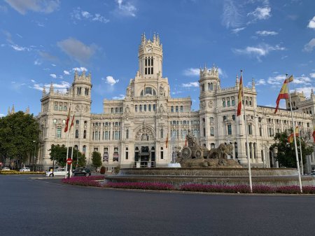Téléchargez les photos : Photo cybeles palace, palacio de Cibeles Madrid espagne europe - en image libre de droit