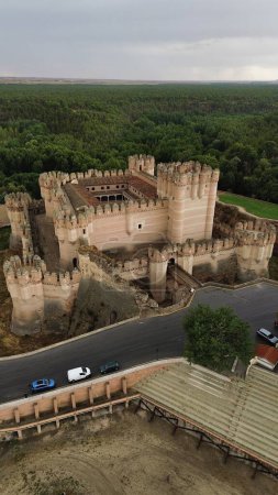 Foto de Castillo de coca, Castillo de coca España europa - Imagen libre de derechos