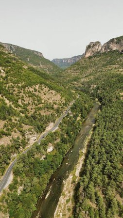Téléchargez les photos : Drone photo Gorges du Tarn, gorges du Tarn france europe - en image libre de droit