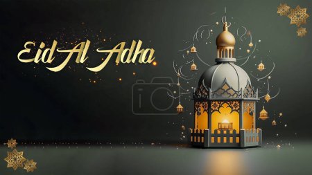 Foto de Banner vectorial para eid al adha - Imagen libre de derechos