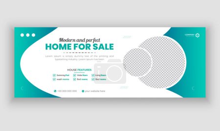Photo for School Social media post and Dream house real estate social House Madical furniture abstract or signage stand banner design template - Royalty Free Image