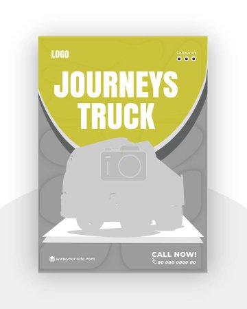 Photo for Car flyer company and social media Business post design template - Royalty Free Image