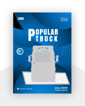 Car flyer company and social media Business post design template
