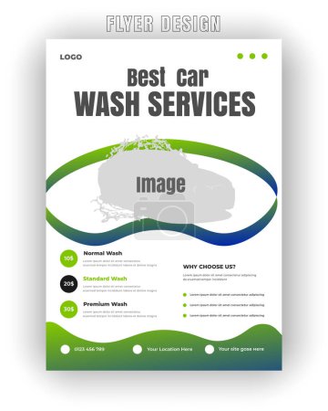 Photo for Cruise with Cleanliness Car Wash Advertising Designs - Royalty Free Image