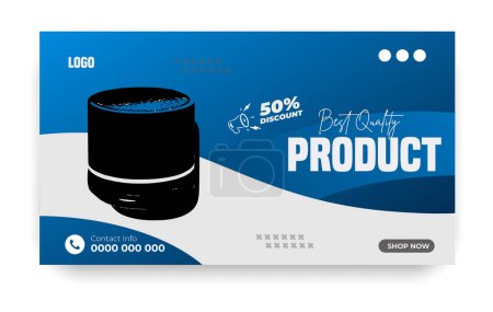 Superior black friday product bundle social media post and youtube video thumbnail banner template
