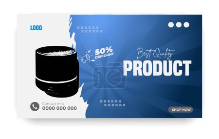Photo for Superior black friday product bundle social media post and youtube video thumbnail banner template - Royalty Free Image