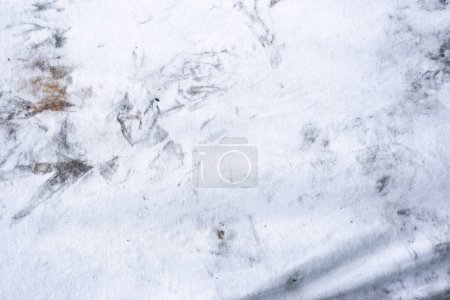 Photo for Crumpled white fabric texture, dirty white clothes background - Royalty Free Image