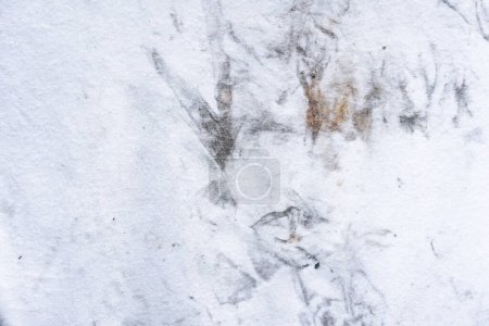 Photo for Crumpled white fabric texture, dirty white clothes background - Royalty Free Image