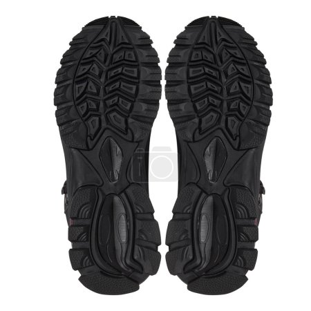 Foto de Suelas de zapato: negroSuelas de zapato: negro - Imagen libre de derechos