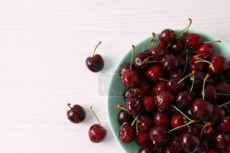 Photo for Bowl full of fresh cherries - Royalty Free Image