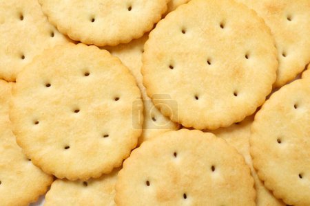 Köstliche knusprige Cracker Kekse Hintergrund 