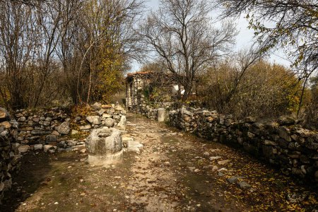 Téléchargez les photos : Stratonikeia est l'une des rares villes antiques où l'architecture carienne, romaine et ottomane sont entremêlées. - en image libre de droit