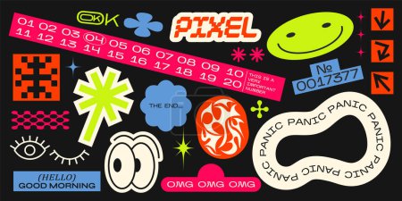 Illustration for Vector set of labels, stickers and design elements - Royalty Free Image