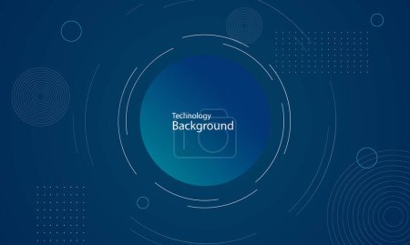Illustration for Abstract Technology Background. Technology Background Vector Illustration - Royalty Free Image