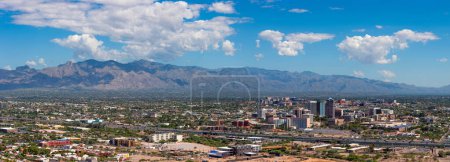 Photo for Downtown Skyline Aerial View of Phoenix on a Sunny Day - Captivating 4K Ultra HD Cityscape - Royalty Free Image