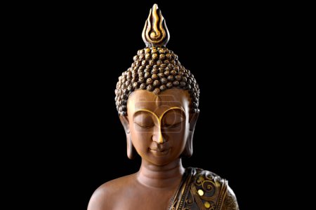Tranquil Elegance: Close-Up of Buddha Statue in 4K Ultra HD