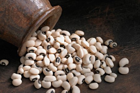 Close-Up 4K Ultra HD Image of Black Eyed Peas - Stock Photography