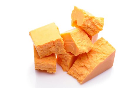 Close-Up 4K Ultra HD Image of Block of Cheese - Stock Photography