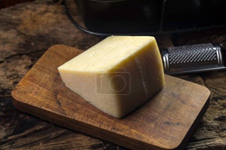 Gros plan 4K Ultra HD Image de bloc de fromage - Photographie de stock