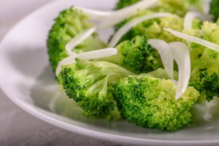 Close-Up 4K Ultra HD Image of Steam Cooked Broccoli - Stock Photography