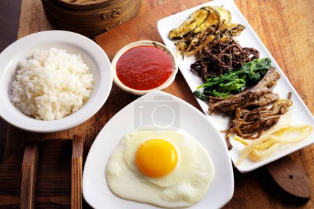 Fresh Ingredients for Bi Bim Bap: Korean Cuisine Essentials in 4K Ultra HD