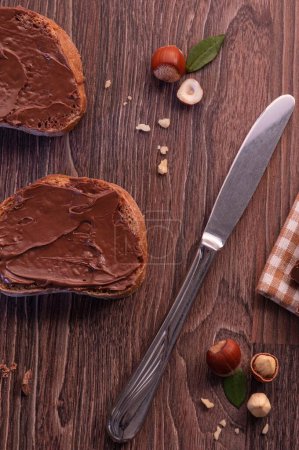 Köstliche Kakao-Schokolade Zucker Müslipuffer: 4K Image
