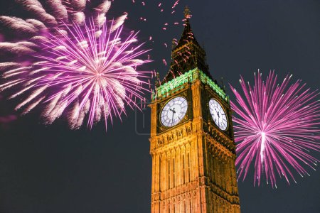  London Majesty: Glorious New Year's Eve at Westminster Bridge and Big Ben in 4K Ultra HD
