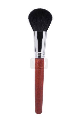 Photo for Brush for a make-up, on the white isolated background. - Royalty Free Image