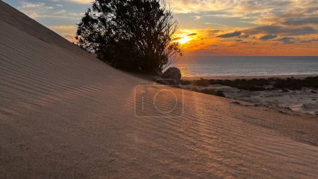 Photo for Sunset view from the dunes of Patara, Turkey. - Royalty Free Image