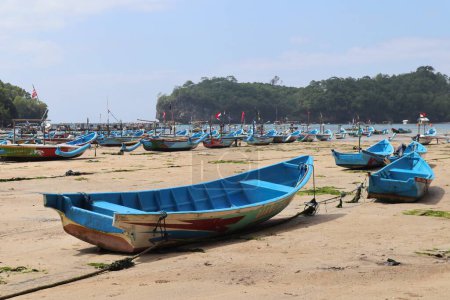 Photo for Fishing boats on the beach - Royalty Free Image