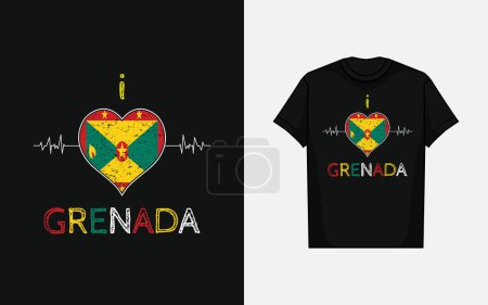 Illustration for T Shirts Design with country Flag Vector, Typography T-shirt Design, Flag T-shirt Designs, nation, world, flag vector. - Royalty Free Image