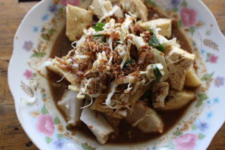 Photo for Kupat tahu is one of traditional food from indonesia - Royalty Free Image