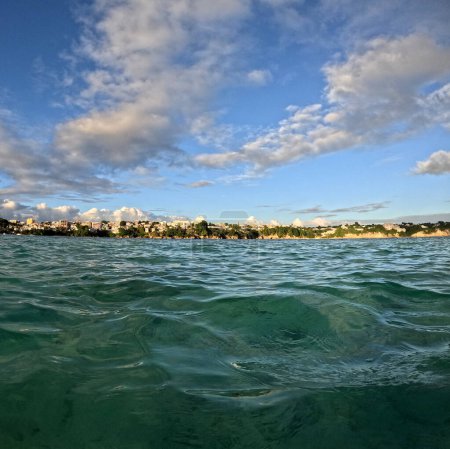 Téléchargez les photos : Le gosier à partir de la mer, guadeloupe - en image libre de droit