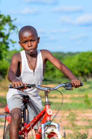 Foto de Abuja, Nigeria - June 5, 2022: Portrait of African Children. Random Candid Moments with African Children. Happy African Children. Children's Day in Africa. - Imagen libre de derechos