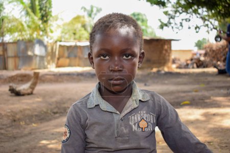Photo for Karara, Nasarawa State - May 5, 2021: Portrait of an African Child - Royalty Free Image