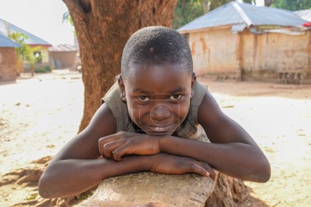 Foto de Karara, Estado de Nasarawa - 5 de mayo de 2021: Retrato de un niño africano - Imagen libre de derechos