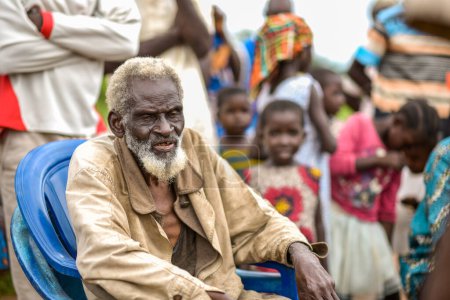 Foto de Talata, Plateau State - junio, 2023: Retrato de un hombre africano mayor - Imagen libre de derechos