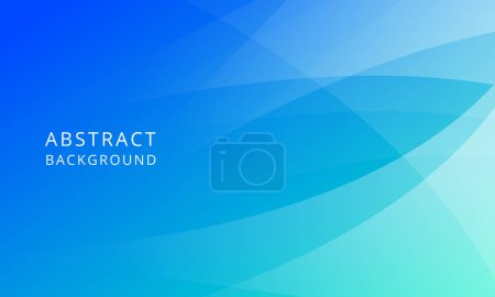 Illustration for Blue abstract background with gradient style for banner , landing page and cover - Royalty Free Image