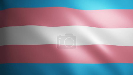  Bisexual Pride Flagge mit Stoffstruktur, die sich im Wind bewegt. Sanfte Bewegung der wehenden Fahne in einer perfekten Schleife. Sexuelle Vielfalt und Geschlechtsidentität, lila, blau, rosa. 