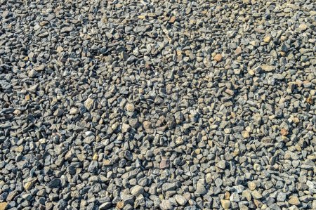 railroad track gravel ballast texture