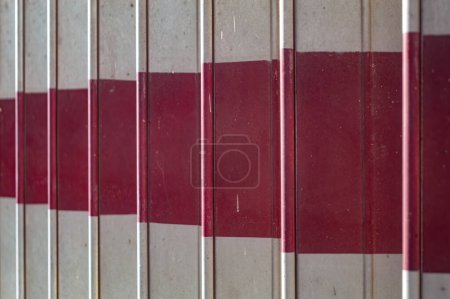 minimalist pattern of harmonica doors for the background