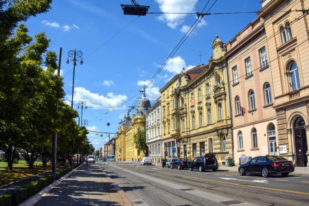 Foto de Hermosas calles del centro de Zagreb - Croacia - Imagen libre de derechos