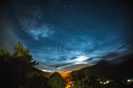 Starry Moonlit Night in the Brazilian Countryside