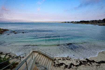 The Beautiful Lovers Point Beach in Pacific Grove, Monterey, California